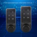 Electric Coded Lock Touch Keypad Password Key Access Lock Digital Electronic Security Cabinet Coded Locker RFID Card Key Lock. 