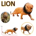 Africa wildlife Model 5 Sets + 2 trees animal model wild animals toys durable material not bad hands for children. 