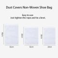 10pcs/20pcs Shoes Storage Bag Closet Organizer Non Woven Travel Portable Dust Proof Pocket Clothing Classified Hanging Bags.
