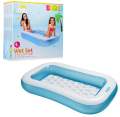 INTEX Rectangular Swimming Pool for Kids - 1.66m x 1.00m x 25cm | 65½" x 39½" x 10". 