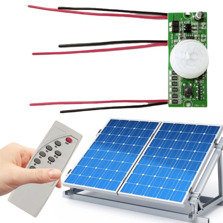 3.2V 3.7V Solar Lamp Board Controller Module Infrared Human Induction Solar Light Circuit Board Solar Street Light Driver Board
