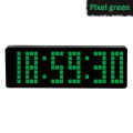 13Inch Pixel Digital Wall Clock Timer Positive/Countdown/Stopwatch Table Clock with Remote Control 12/24H LED Electronic Clocks. 