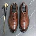 Brown Premium Leather Lace Up Formal Shoe For Men. 