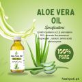 Organic Aloe Vera Oil 60 ml - For hair growth - Aloevera Oil - Rogan e ghegwar - Alovera oil - Nashpati Organics. 