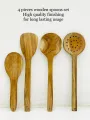 Wooden Spoons 4 Pieces Set / Multi-Purpose Cooking Tools / 4pcs wooden spoon / Traditional Spoons. 