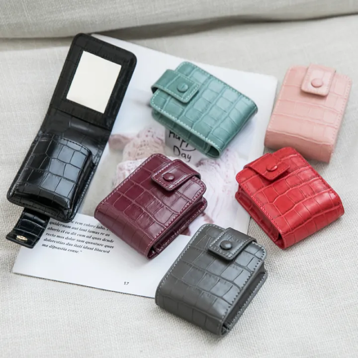 Mini%20Portable%20Lipstick%20Bag%20With%20Mirror,Minimalism%20Small%20Cosmetic%20Bag%20With%20Button,%20Crocodile%20Embossed%20Women's%20Makeup%20Storage%20Case%20-%20Image%207