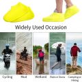 Waterproof Rain Shoes Covers Silicone Non-slip Wear-resistant Outdoor Adult Children Boots Portable Elastic Reusable.