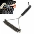 Triangular Wire Grill Brush Stainless Steel Nonstick Heat Resistant Grill Cleaning Tool Efficient and Safe Kitchen Accessory. 