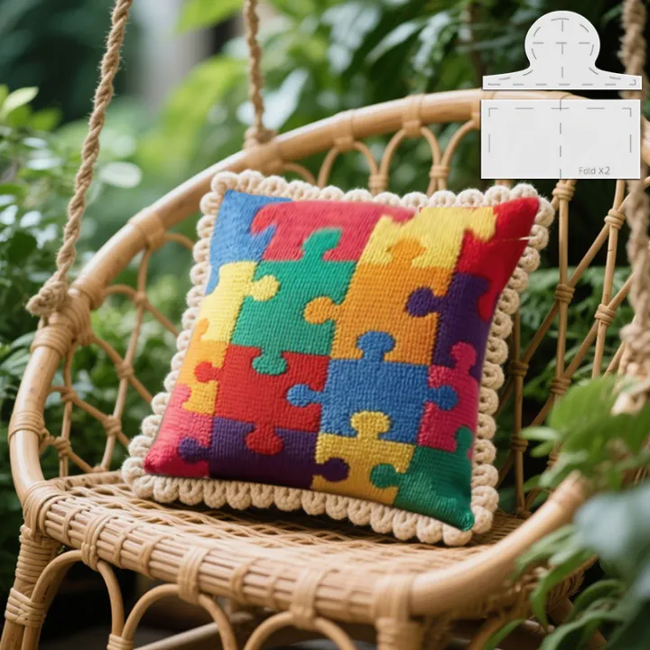 YOMDID%202pcs%20Puzzle%20Design%20Quilting%20Template%20DIY%20Sewing%20Template%20For%20Quilt,%20Pillowcase,%20Blanket,%20and%20Bag%20Patchwork%20Design%20-%20Image%203