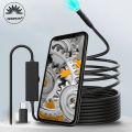 5.5mm USB Camera Endoscope Borescope Inspection Camera Waterproof 1/2/5/10M Flexible Tube Mirco Portable Inspection Camera.
