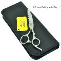 Stainless Steel 5.5"/6.0" Barber Hair Cutting Scissors Salon Hairdresser's Thinning Shears Hair Clippers Haircut Scissors A0018D. 