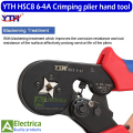 YTH-HSC8 6-4A Crimping Tool – Precision Ratchet Crimper for Electrical Terminals (0.25–10mm²) by Electrica ( Only Tool ). 