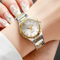 Luxury Rhinestone Women Quartz Watch Fashion Stainless Steel Strap Wristwatches For Ladies Clock Reloj Mujer(Without Box).