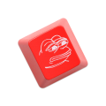 Novelty Shine Through Keycaps ABS Etched back lit black red r1 ESC Sad Frog THX meme Internet Trends Keycap Only.