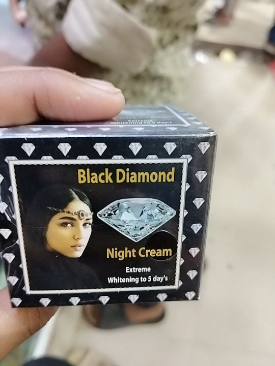 black diamond night cream.
