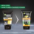 International Garnier Men Turbo bright Double Action Face Wash 100ml (India). 