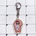 Crayon Shin-chan Cute Acrylic Keychain Pendant – Cartoon Bag Charm & Gift. 