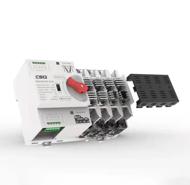 CSQ%20100A%204P%203%20Phase%20ATS%204%20Pole%20Dual%20Power%20Din%20Rail%20Automatic%20Transfer%20Switch%20ATS%20Auto%20Change%20Over%20With%20Arc%20Chutte%20Protectors%20For%20Solar%20PV%20Inverter%20And%20Grid%20Type%20-%20Image%203