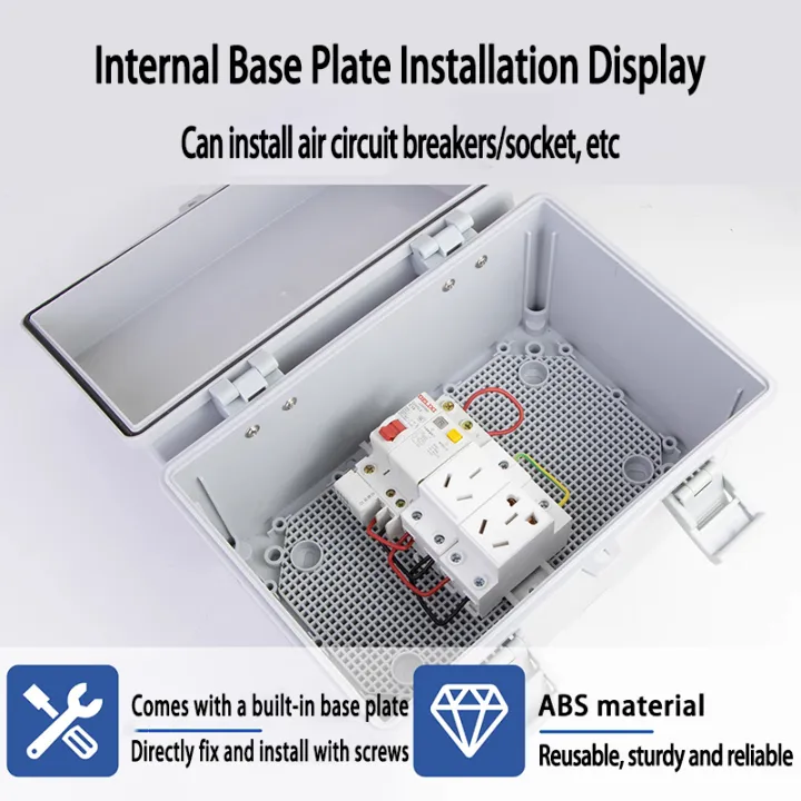 IP66%20Waterproof%20Transparent%20ABS%20Plastic%20Enclosure%20Junction%20Box%20Outdoor%20Power%20Distribution%20Electronic%20Instrument%20Case%20-%20Image%203
