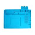 MECHANIC High-temperature Insulation Silicone Repair Mat Heat Resistance Work Pad for PCB BGA ESD Welding Solder Maintenance. 