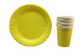 yellow colour 200ml cups & 7"plates each 10 pcs sets. 