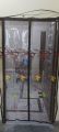 Magic Mesh Embroidery Pattern Magnetic Screen Door, Easy to Install Hands Free Mesh Curtain - Self Sealing, Heavy Duty Magnets Retractable Screen for Pets- Size- 3.5 feet * 7 feet- 4feet * 6.5feet. 