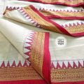 Fashionable Tangail Tat HalfSilk Arong Saree For Woman -Comfortable & Suitable ♥️.