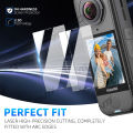 Tempered Glass Screen Protector for Insta360 X4 Air - Anti-Scratch Anti-Fingerprint HD Clear Film for Action Camera. 