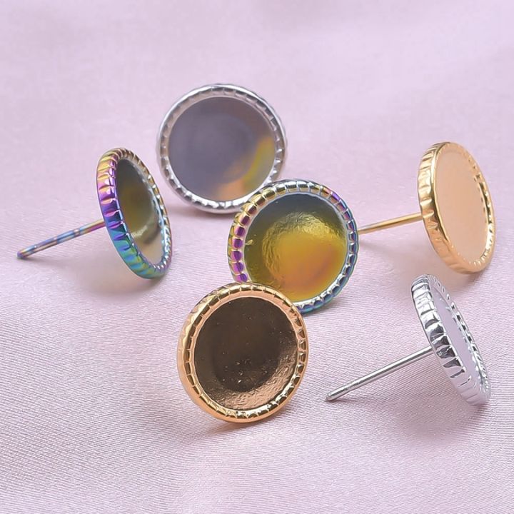 5%20Pairs%20Charm%20Metal%20Stainless%20Steel%20Golden%20Earring%20Oval%20Moon%20Cross%20Lava%20Loving%20Blank%20Base%20Earrings%20Diy%20Making%20Jewelry%20Supplies%20-%20Image%204