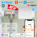 New Tuya Smart ZigBee TRV Radiator Actuator Klep Thermostatische Radiatorkraan Temperatuurregelaar Werkt met Alexa Google Home. 