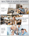 Wireless Lavalier Microphone 4 In 1  for iPhone Android 3.5mm for Radio Live Recording Noise Reduction Mini Microphone 2026 Hot. 