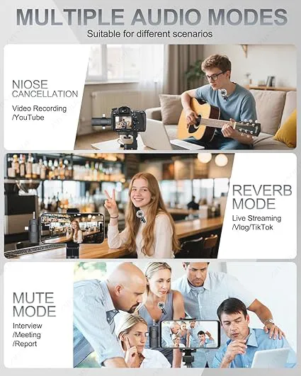 Wireless%20Lavalier%20Microphone%204%20In%201%20%20for%20iPhone%20Android%203.5mm%20for%20Radio%20Live%20Recording%20Noise%20Reduction%20Mini%20Microphone%202026%20Hot%20-%20Image%204