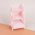 Mini Antique Shelf Ornaments Dollhouse Simulation Display Stand Storage Shelf Model Doll Furniture Micro Scene Decor Props. 