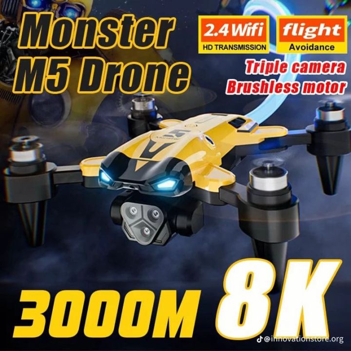 M5%20Drone%208k%20Triple%20Camera,%20VR,%20Brushless%20Motors%20-%20Image%205