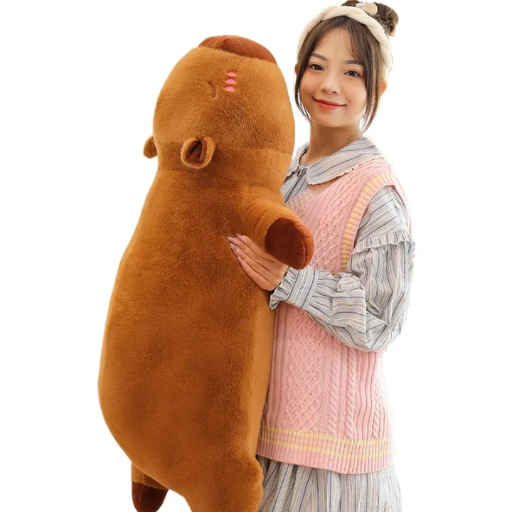Kawaii%20Capybara%20Plush%20Toy%20Stuffed%20Capibara%20Fluffy%20Doll%20Long%20Sleep%20Soft%20Pillow%20Sofa%20Cushion%20Nap%20Sleeping%20Toys%20for%20School%20%20Xmas%20-%20Image%202