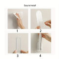 Non Perforated Toothbrush Holder Electric Toothbrush Base Space Saving Wall Mounted Toothbrush Holder Bathroom Accessory. 