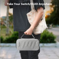 Carrying Case Compatible with Switch/OLED - For Console & Accessories Portable Hard Shell Pouch Carrying Travel Bag. 