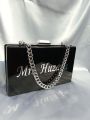Customized Name clutch |Name Bag|. 