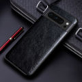 Luxury PU leather Case for Google Pixel 8 7 6 5 Pro 7A 6A 5A 4A 4 XL Business solid color design phone cover Soft TPU&Hard PC.