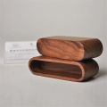 Wooden Business Card Holder Note Holder Display Rack Card Holder Office Supplies Stationery Desktop Accessories Storage Box. 