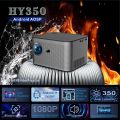 HY350 ANDROID 11.0V (CPU ALLWINNER H713) SMART PROJECTOR 2GB+32GB DUAL SPEAKER 1080P WITH DUAL BAND WIFI6 AND BLUETOOTH 5.0 BRIGHTNESS (LUMENS) 580 ANSI SUPPORT 4K. 
