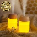 Top-Tier Option - Yellow light mini humidifier USB driven mist spray - Reliable Accessory - Professional Quality.
