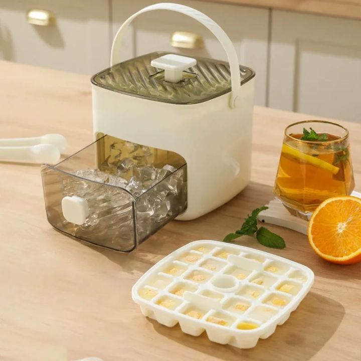 48%20Grid%20Ice%20Cube%20Mold%20Reusable%20Refrigerator%20Ice%20Maker%20One-touch%20Easy%20Release%20Homemade%20Ice%20Cube%20Tray%20Mold%20Home%20Ice%20Making%20Tool%20-%20Image%205