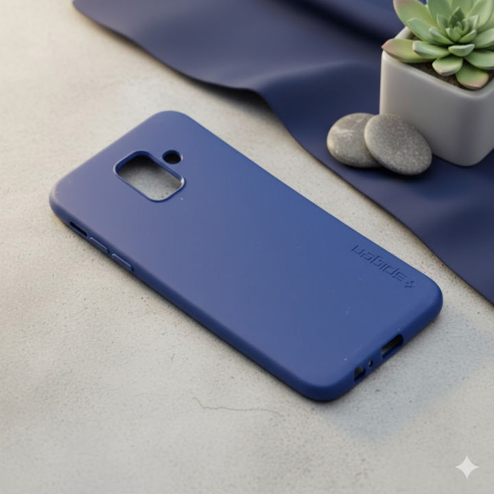 Samsung A6 Premium Stuff Back Cover Spigen Soft Case Premium Stuff Back Cover For Galaxy A6