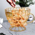 Metal Coffee Capsule Holder for Nespresso,20 Cups for K Cup Coffee Pod Organizer,Bar Storage Box,Fruit Basket,Coffee Accessories.