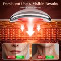 Facial Massager, 7 Color Face and Neck Massager for Skin Care at Home, Portable Beauty Skin Care Tools, White. 
