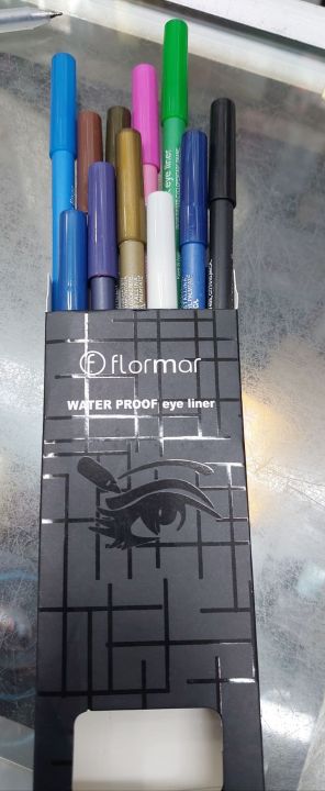 Flormar%20Waterproof%20Eyeliner%20Pencils%2012%20pieces%20set/box%20-%20Image%204