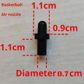 4Pcs Basketball Nozzle Ball Nozzle Replacement Air Leak Repair Valve Core Inflatable Basketballs Football Volleyball Universal. 