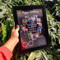 Personalized Custom Photo Frame | Birthday & Friendship Gift | Calendar, Quotes & Collage – A4 Size. 