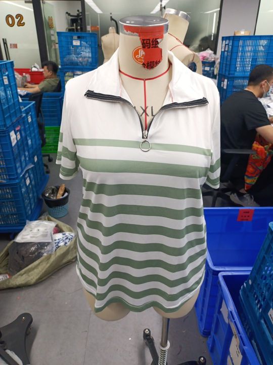 2025%20Plus%20Size%20New%20Round%20Neck%20Striped%20T-Shirts%20For%20Women%20In%20Europe%20And%20America%20For%20Spring%20And%20Summer%20-%20Image%205